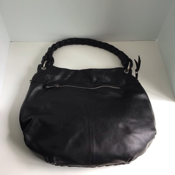 Kenar Leather Hobo Handbag - Picture 6 of 8